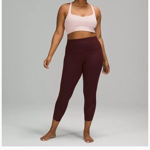 Lululemon Wunder Under Scalloped Hem High-Rise Crop 23" 
Full-On Luxtreme